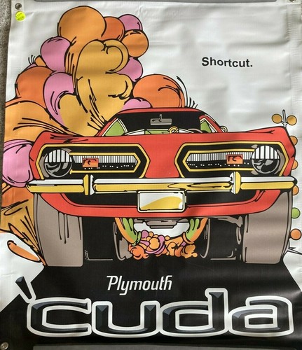 Classic plymouth cuda short - cuda, "short